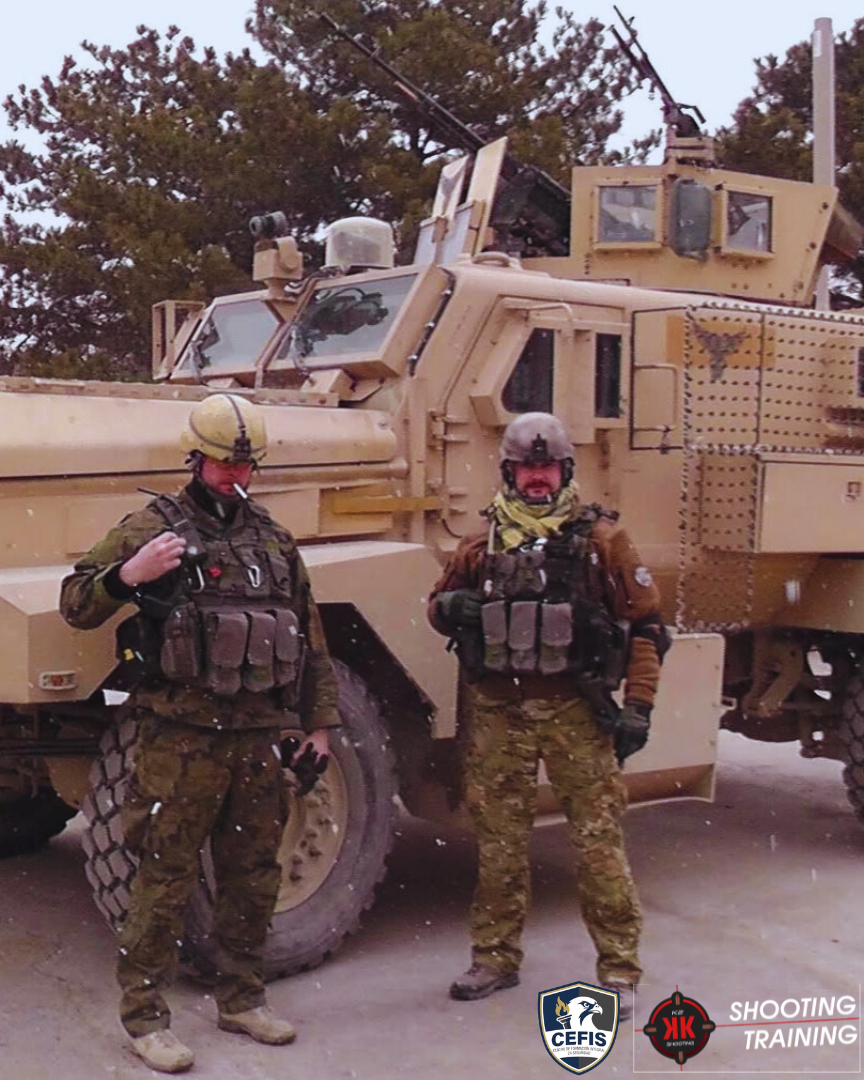 Instructor CEFIS en operación táctica de protección ejecutiva